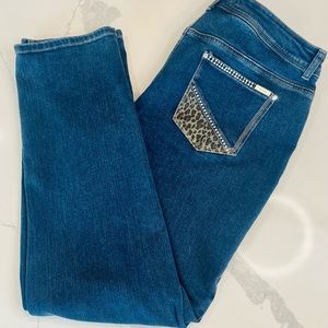Chico’s embellished pocket jeans